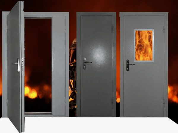 Двери противопожарные металлические в торговом центре: как совместить безопасность и дизайн